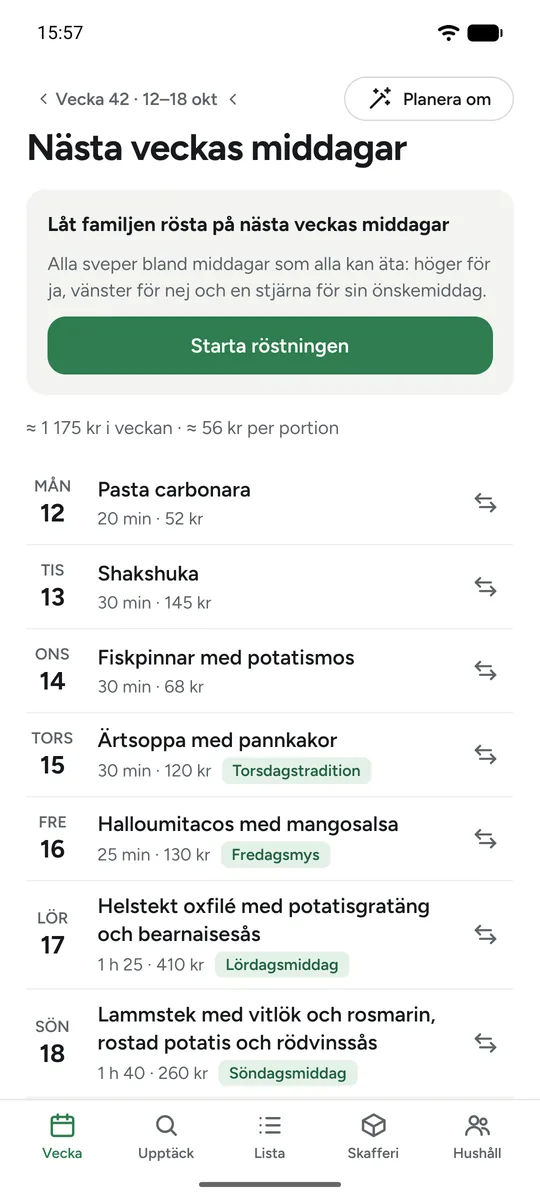 Gasture i en telefon