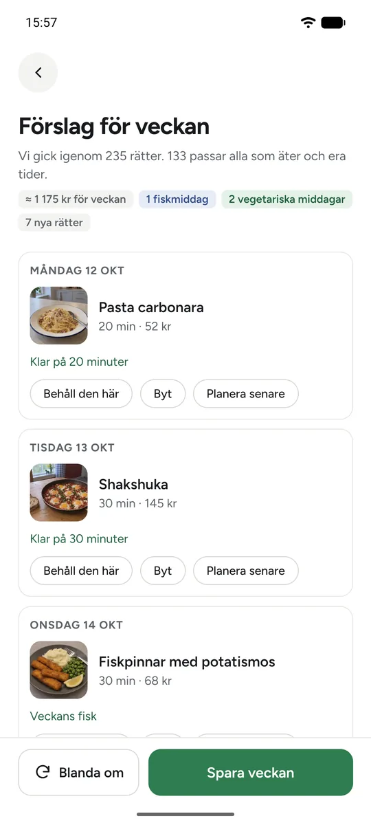 Gasture i en telefon